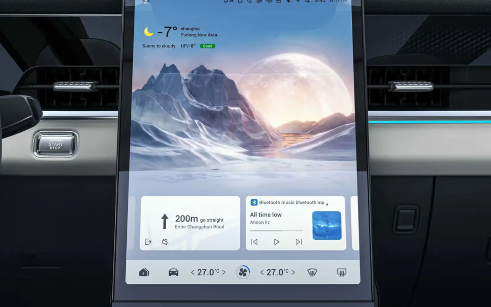 13.2" Full HD Smart Head Unit Powered by Qualcomm 8155 Chip